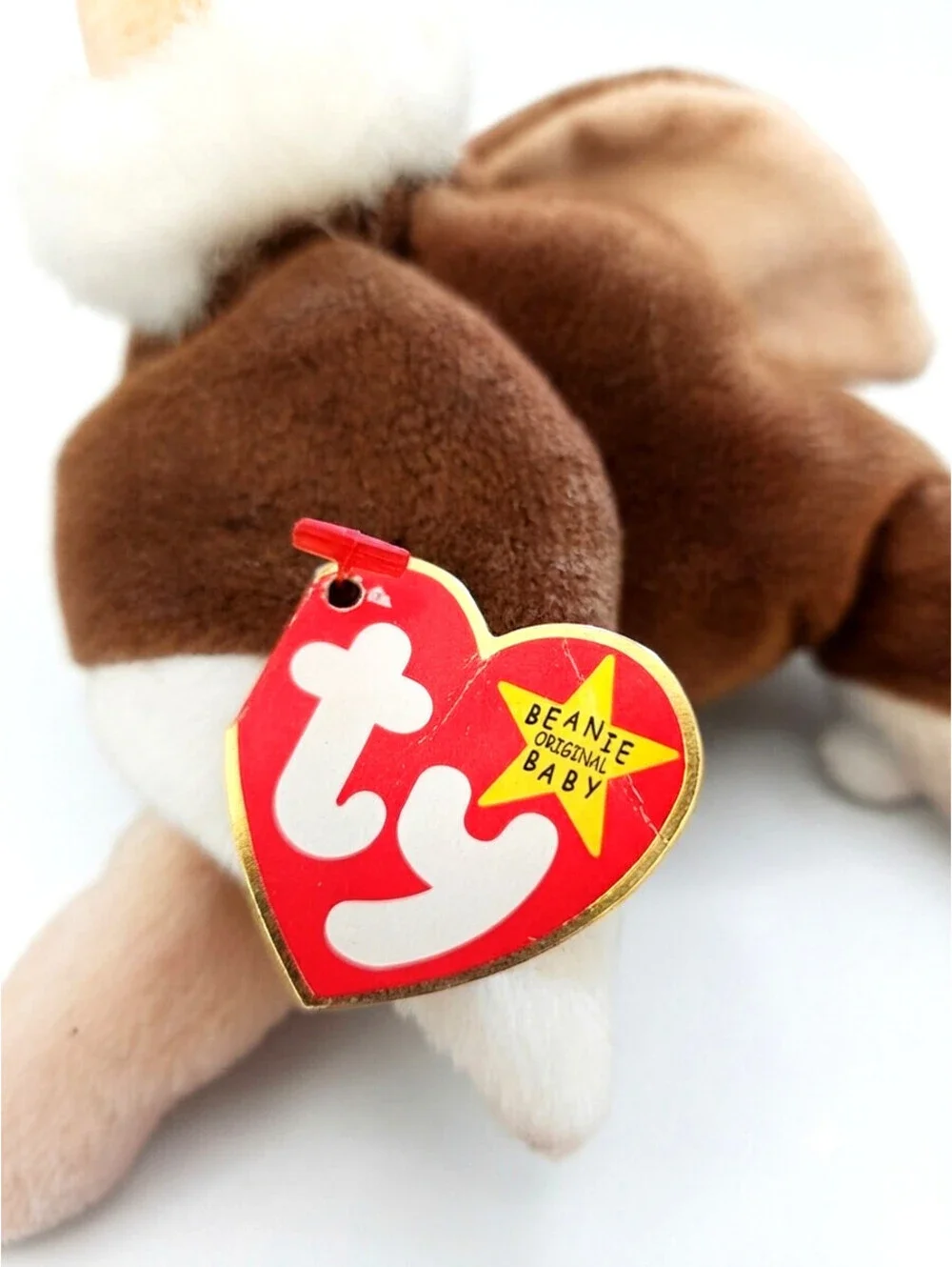 RARE WITH ERRORS: Ty Beanie Baby Stretch the Ostrich 1997